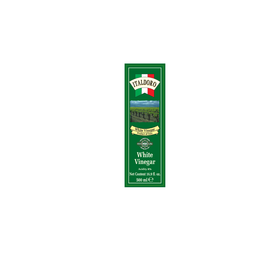 ITALDORO White Wine Vinegar 500ml